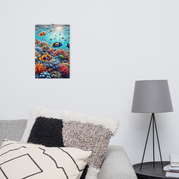 Underwater Elements Wall Calendar 2025 - From Sea To Shining Art