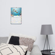 Underwater Sea Element Art Wall calendar 2025 - From Sea To Shining Art