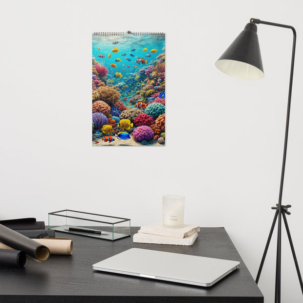 Underwater Sea Art Wall Calendar 2025 - From Sea To Shining Art