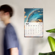 Sunset Sea Wave Art Wall Calendar 2025 - From Sea To Shining Art