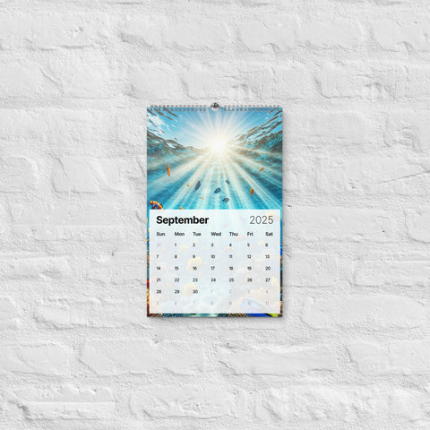 Sunshine In Sea Wall calendar 2025 - From Sea To Shining Art
