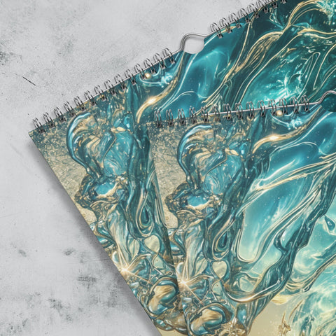 Sun in Wave Wall calendar 2025 - From Sea To Shining Art