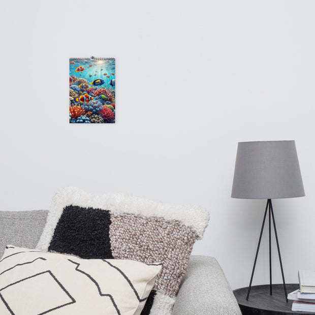 Underwater Elements Wall Calendar 2025 - From Sea To Shining Art