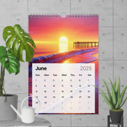 Evening Sea Sunset Art Wall calendar 2025 - From Sea To Shining Art