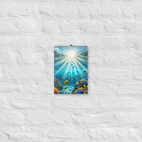 Sunshine In Sea Wall calendar 2025 - From Sea To Shining Art