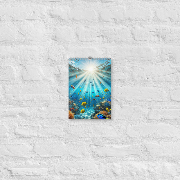 Sunshine In Sea Wall calendar 2025 - From Sea To Shining Art