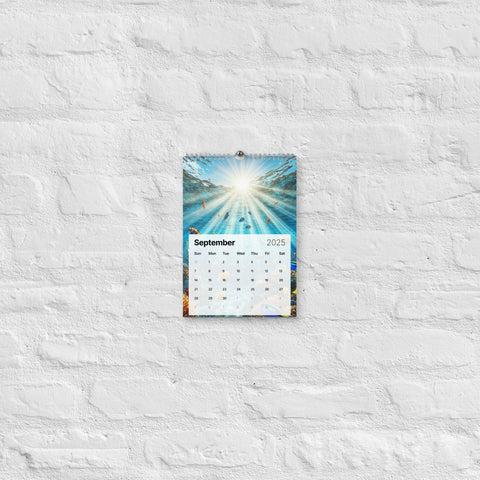 Sunshine In Sea Wall calendar 2025 - From Sea To Shining Art