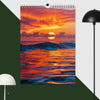 Sunset Over Sea Wall calendar 2025