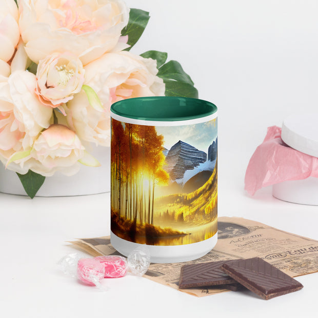 Mug with Color Inside - From Sea To Shining Art