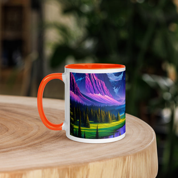 Mug with Color Inside - From Sea To Shining Art