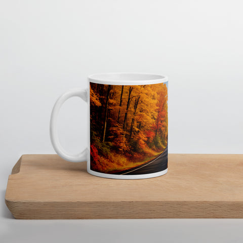 White glossy mug - From Sea To Shining Art