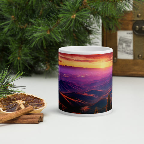 White glossy mug - From Sea To Shining Art