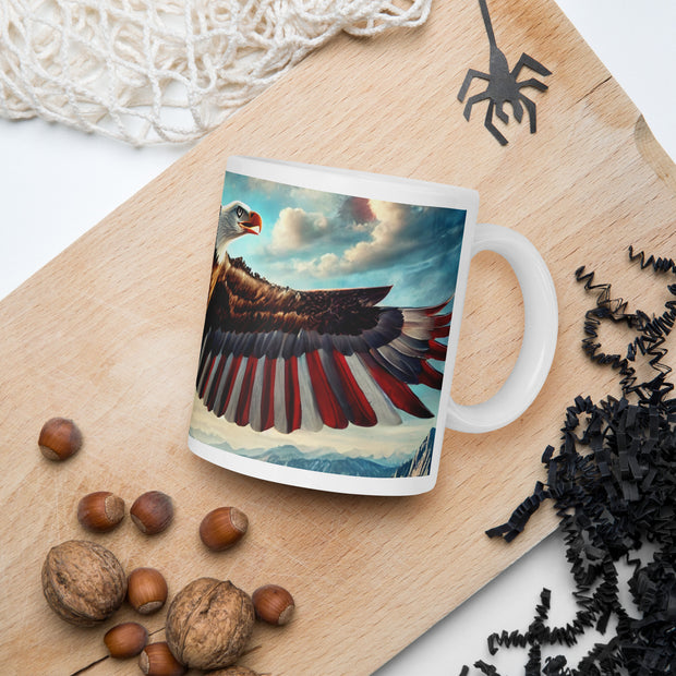 White glossy mug - From Sea To Shining Art