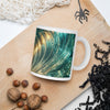 Sun in Wave White Glossy Mug - From Sea To Shining Art