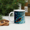 Sunbeams Beneath the Waves White glossy mug - From Sea To Shining Art