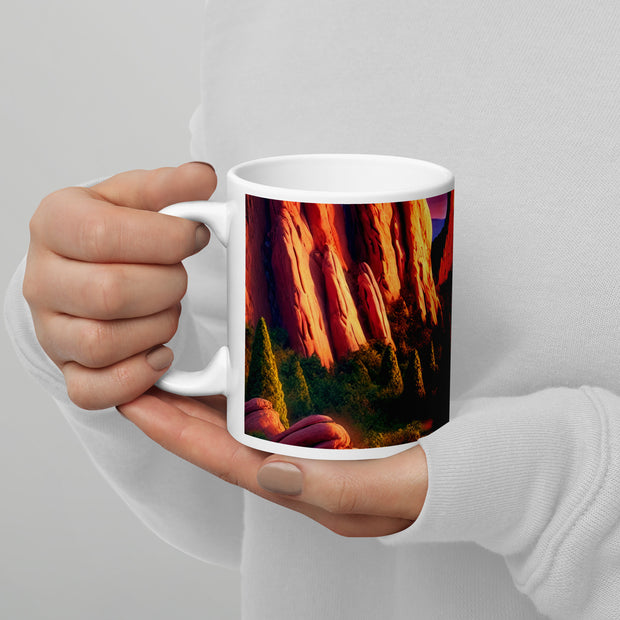 White glossy mug - From Sea To Shining Art
