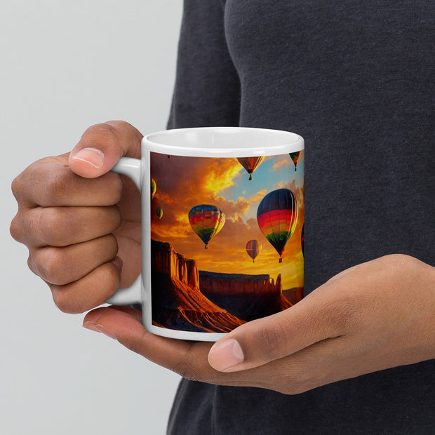 White glossy mug - From Sea To Shining Art