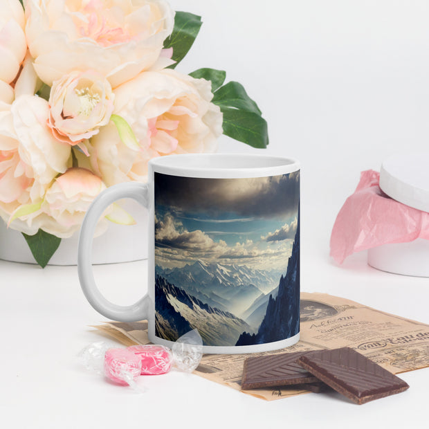 White glossy mug - From Sea To Shining Art
