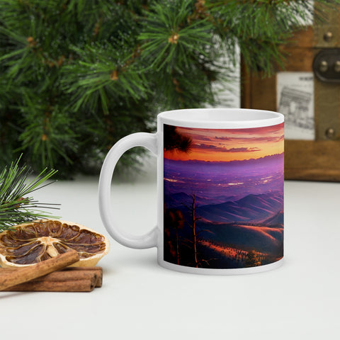 White glossy mug - From Sea To Shining Art