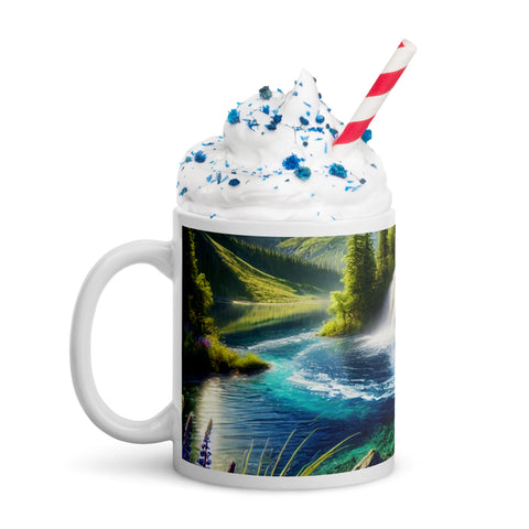 White glossy mug - From Sea To Shining Art