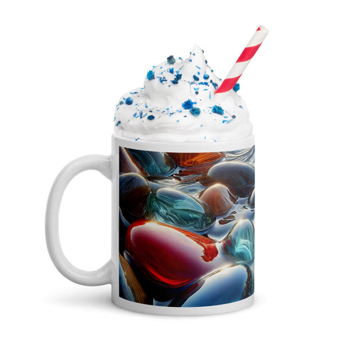 White glossy mug - From Sea To Shining Art