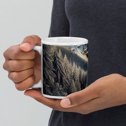 White glossy mug - From Sea To Shining Art