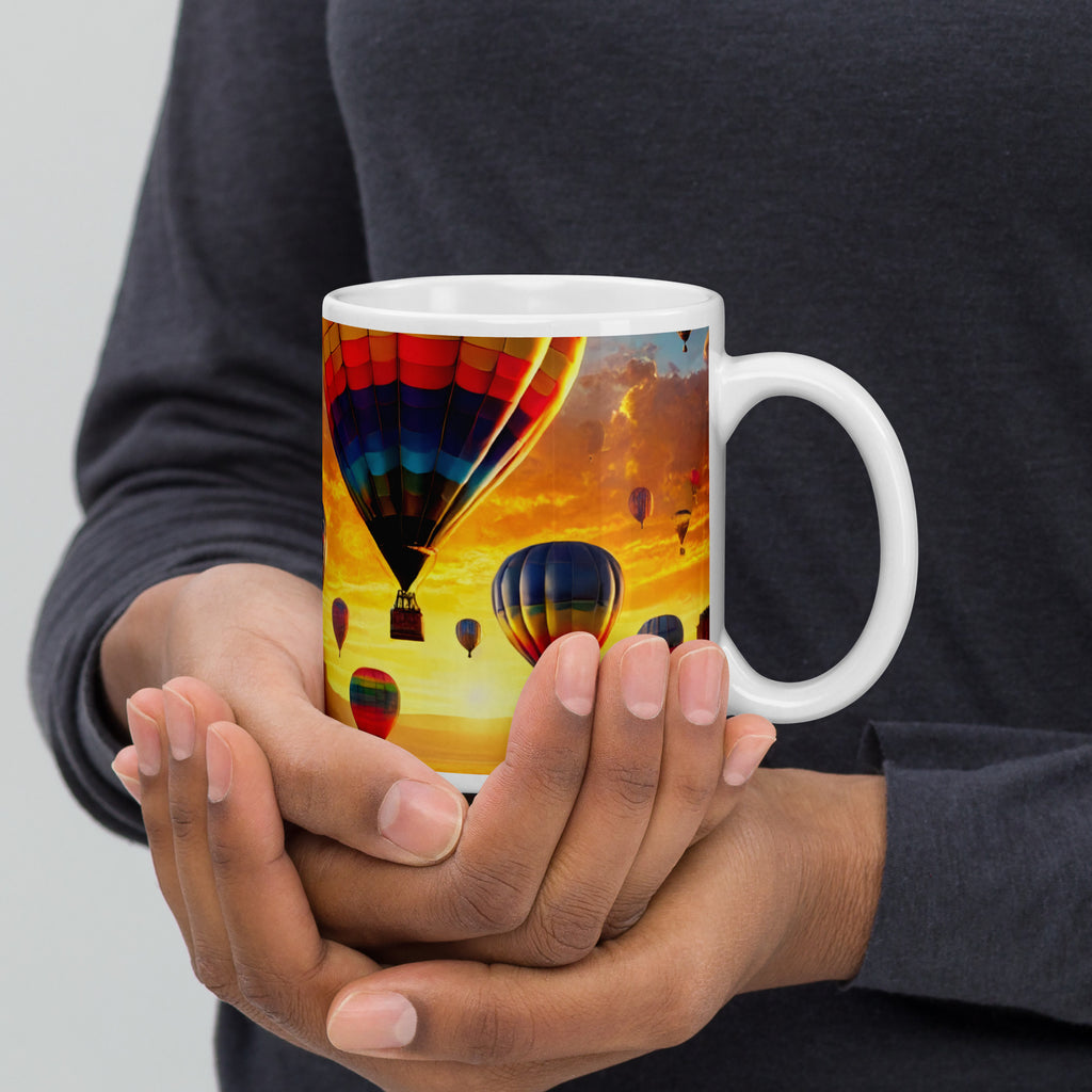 White glossy mug - From Sea To Shining Art