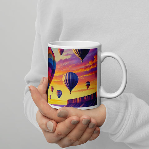 White glossy mug - From Sea To Shining Art