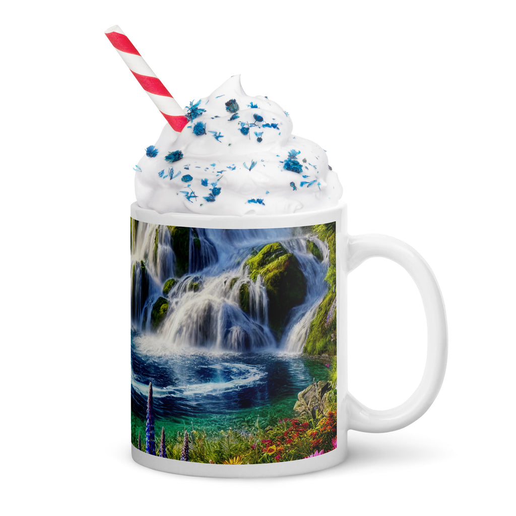 White glossy mug - From Sea To Shining Art