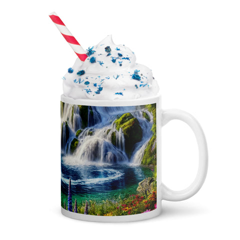 White glossy mug - From Sea To Shining Art