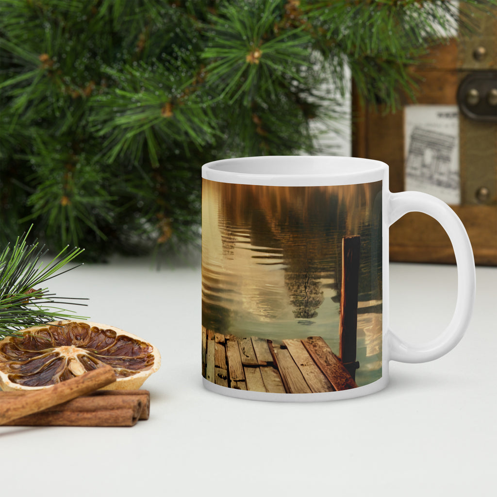 White glossy mug - From Sea To Shining Art