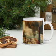 White glossy mug - From Sea To Shining Art