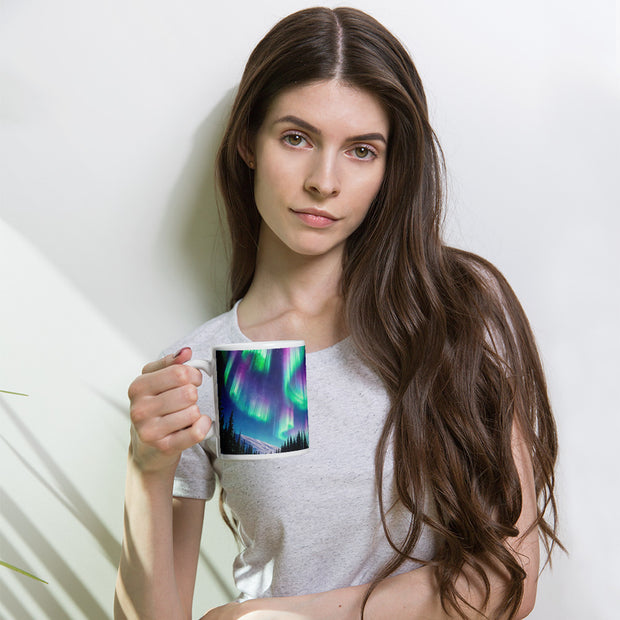 White glossy mug - From Sea To Shining Art