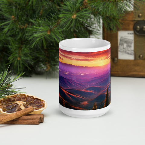 White glossy mug - From Sea To Shining Art