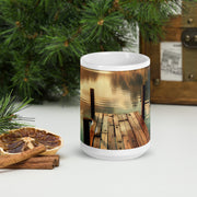 White glossy mug - From Sea To Shining Art