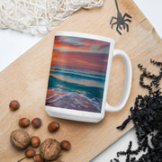 White glossy mug - From Sea To Shining Art