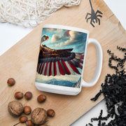 White glossy mug - From Sea To Shining Art