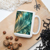 Sun in Wave White Glossy Mug - From Sea To Shining Art