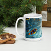 Sunbeams Beneath the Waves White glossy mug - From Sea To Shining Art