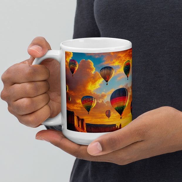 White glossy mug - From Sea To Shining Art