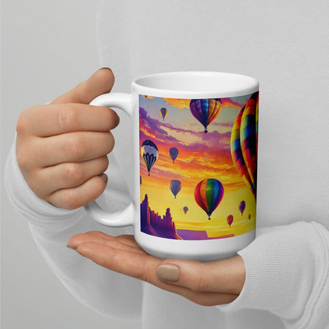 White glossy mug - From Sea To Shining Art