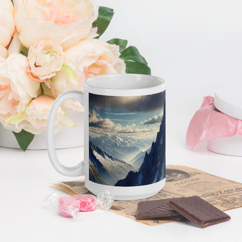 White glossy mug - From Sea To Shining Art