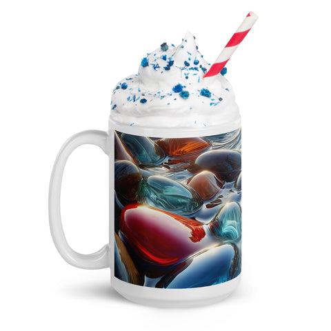 White glossy mug - From Sea To Shining Art