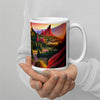 White glossy mug - From Sea To Shining Art