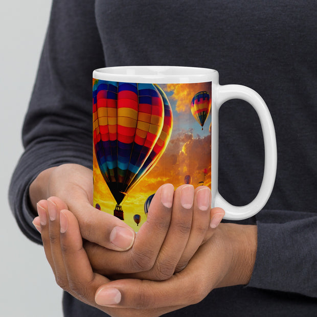 White glossy mug - From Sea To Shining Art