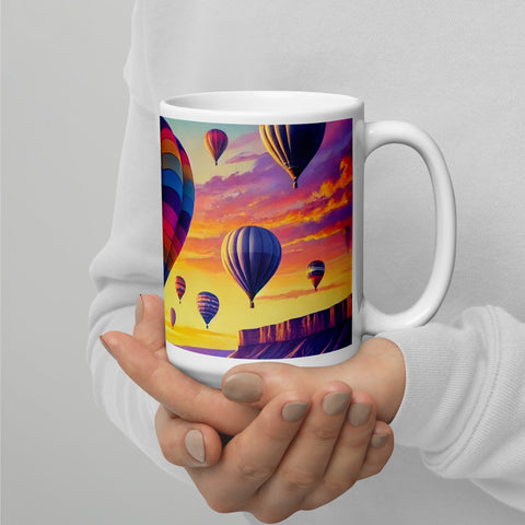 White glossy mug - From Sea To Shining Art