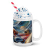 White glossy mug - From Sea To Shining Art