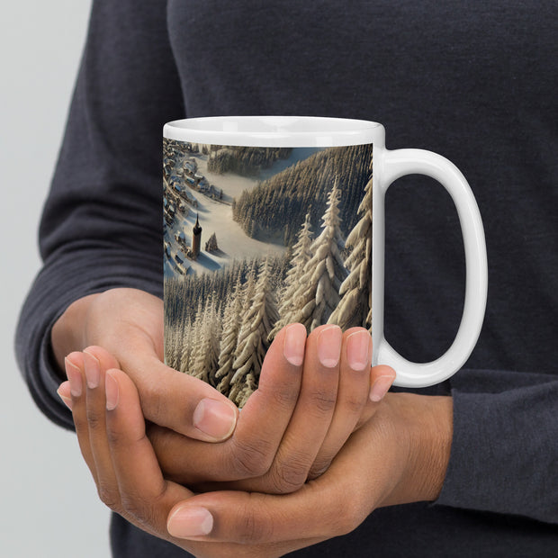 White glossy mug - From Sea To Shining Art
