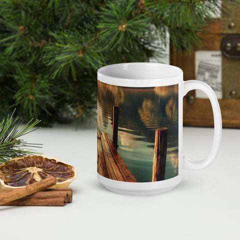 White glossy mug - From Sea To Shining Art