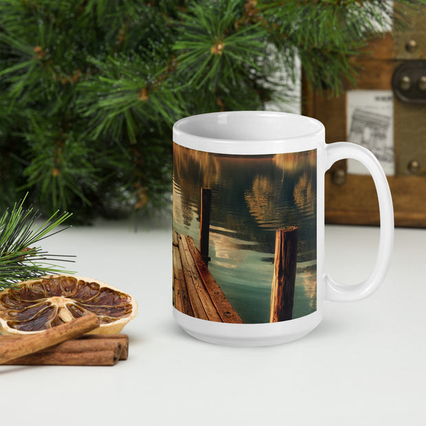 White glossy mug - From Sea To Shining Art